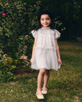 AVIETTE KIDS TIERED TULLE DRESS
