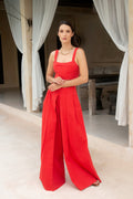 HARLEN LINEN EMBROIDERED CO ORD