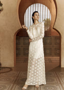 CELESTE HAND EMBELLISHED LACE DRESS