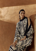 GRACE DRAPED SILK KAFTAN DRESS
