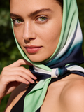 VERDANT HAZE 90 SQUARE SCARF