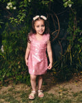 DYLYN KIDS COIN SEQUIN DRESS