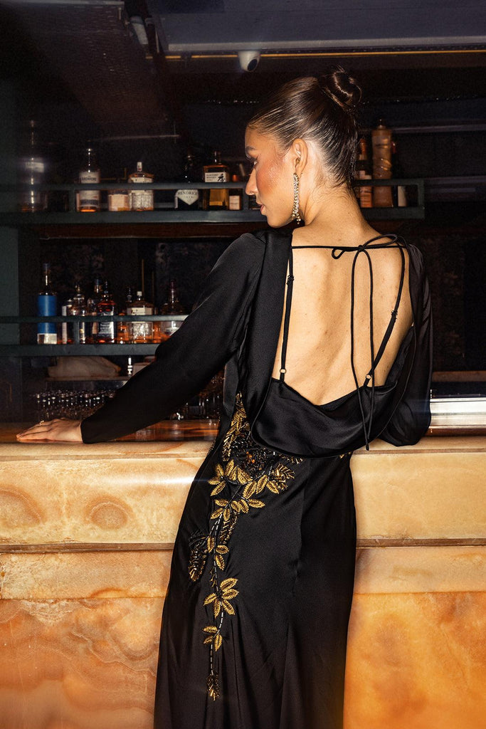 HANNA EMBELLISHED GOWN - House Of Eda